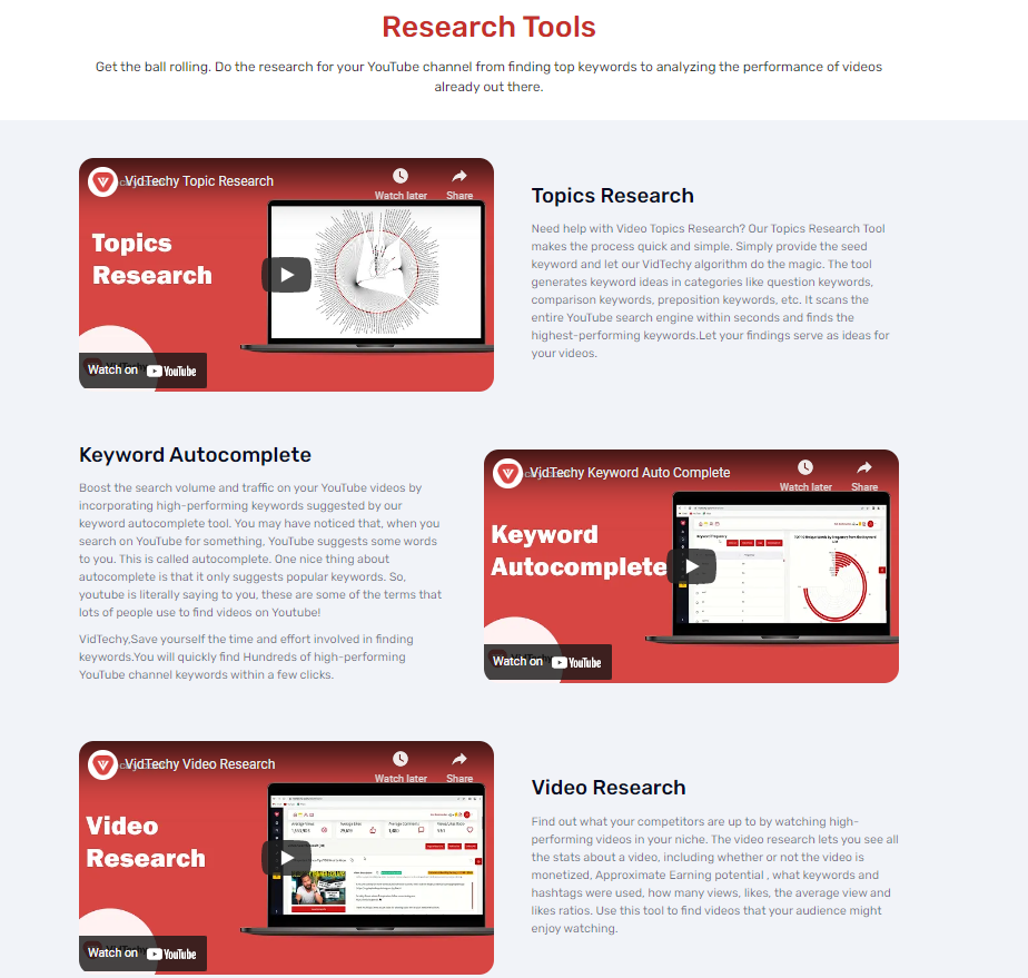Vidtechy Vs Other Youtube Marketing Tools Comparison: Unveiling the Best