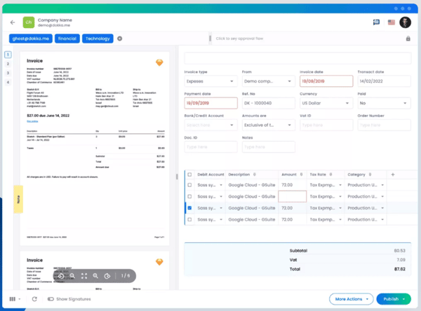 Payables Form Accounts Payable vs. DOKKA Comparison 2026 | G2