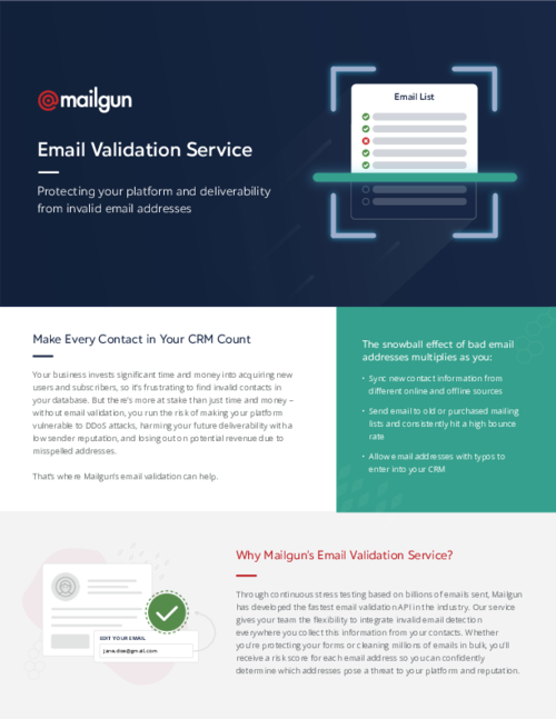 Email Validation Summary