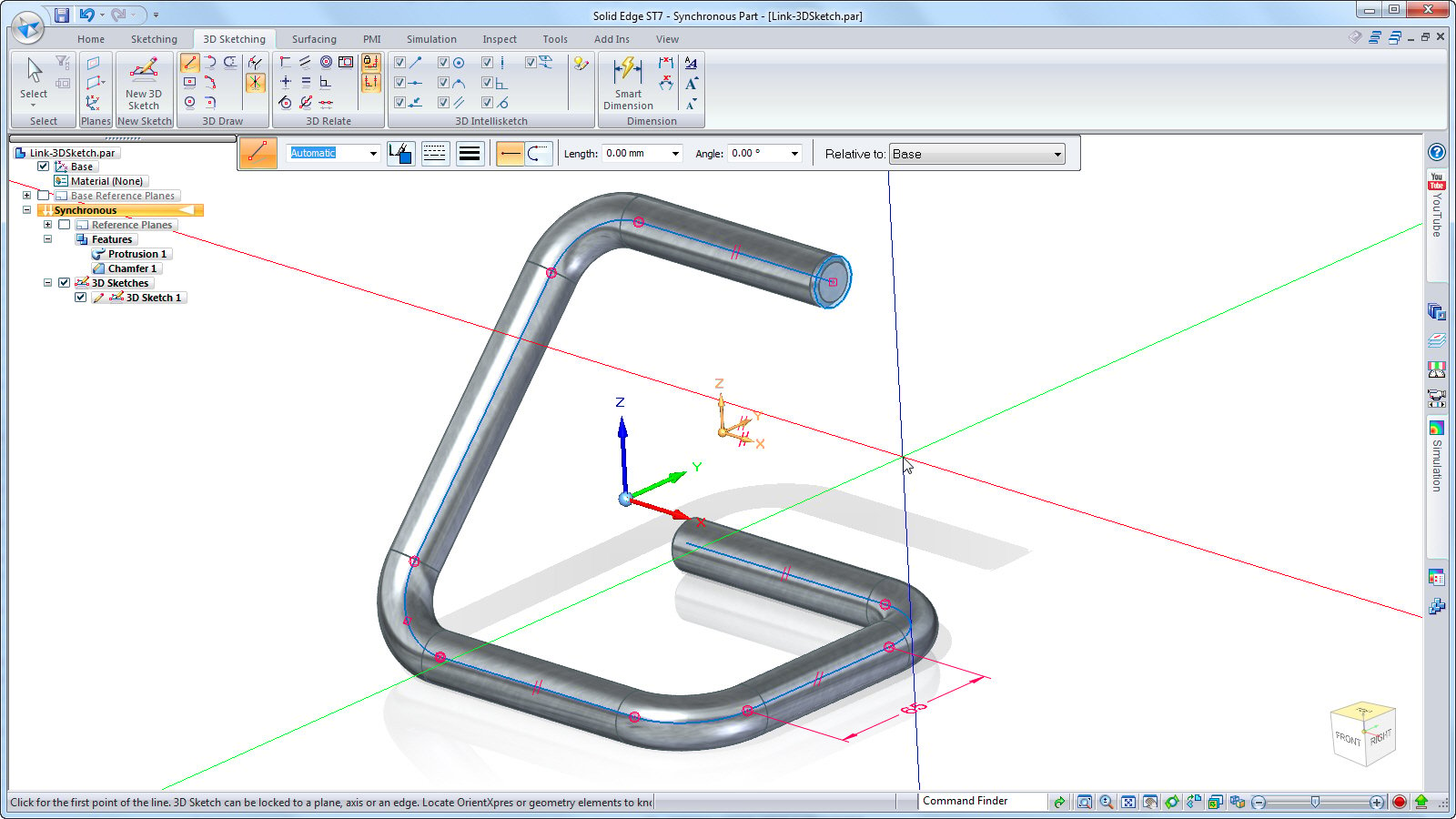 Как в solid edge сделать чертеж из 3d модели