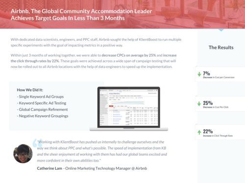 Airbnb - KlientBoost Case Study