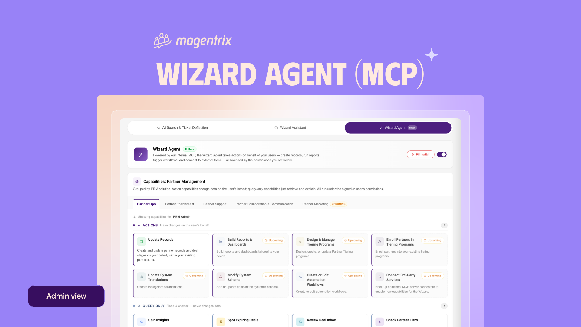 Magentrix PRM screenshot
