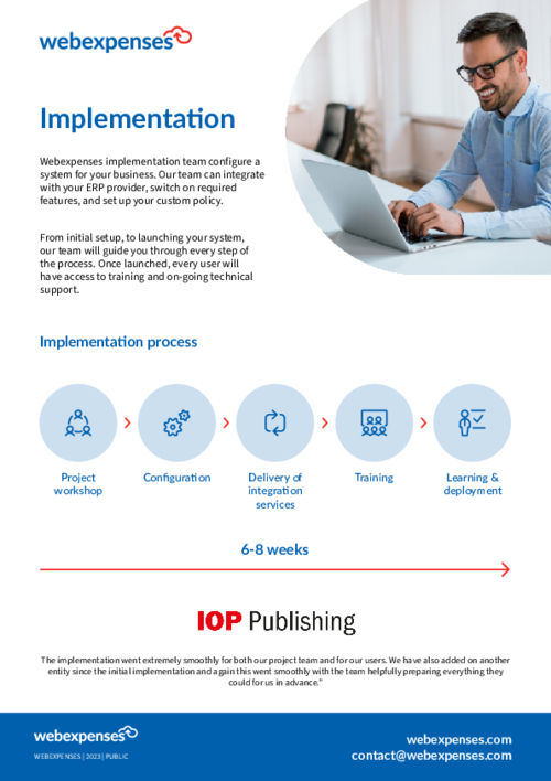 6-8 Week Implementation