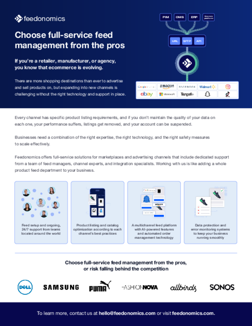 Feedonomics Overview