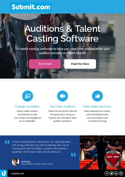 TV/Movie Casting Platform