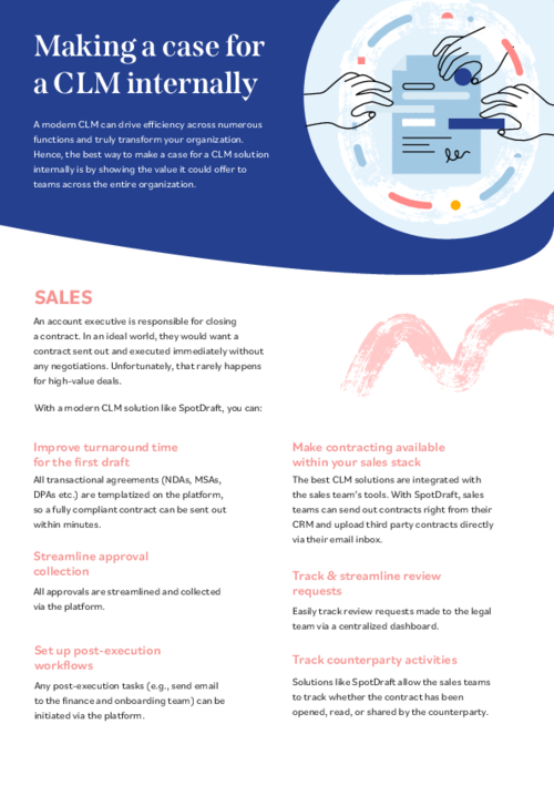 Making a case for a CLM internally.