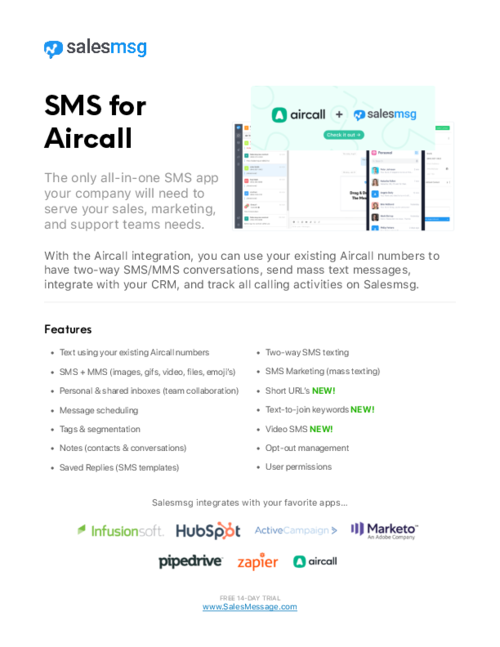 Salesmsg for Aircall