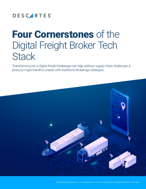 Four Cornerstones of the Digital Freight Broker Tech Stack