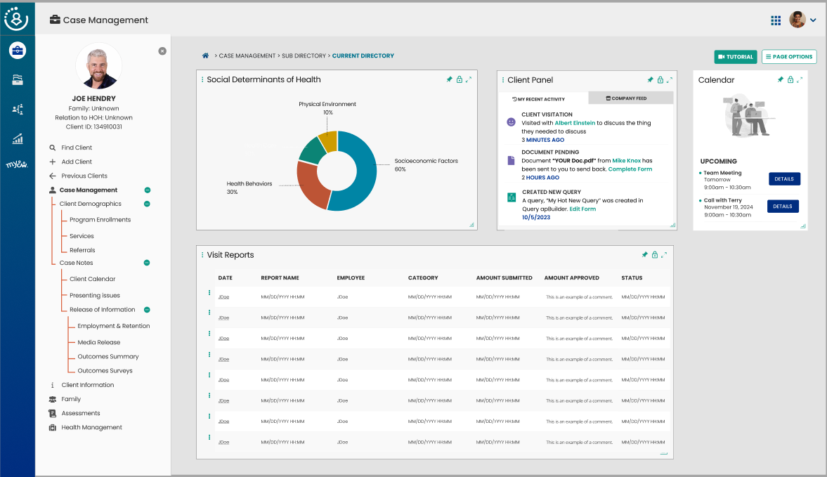 ClientTrack screenshot