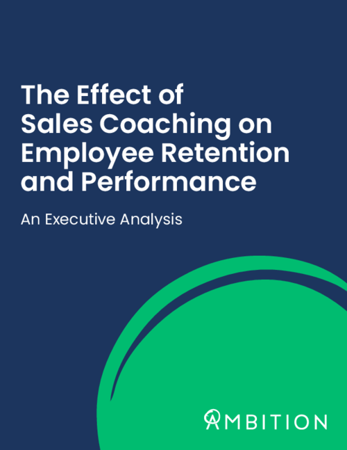 The Effect of Sales Coaching on Employee Retention and Performance