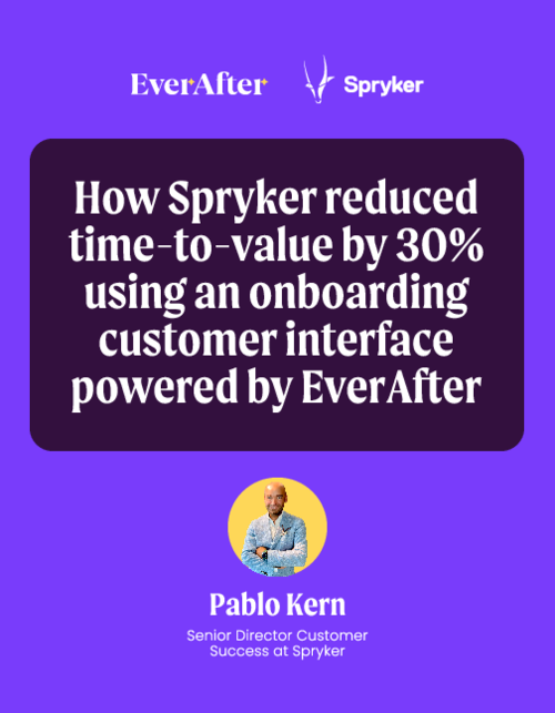 How Spryker reduced time-to-value by 30% using an onboarding Customer Interface