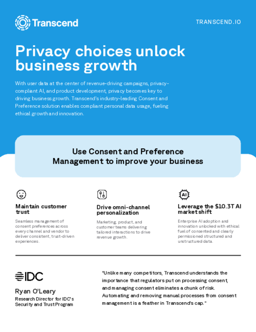 Consent & Preference Management