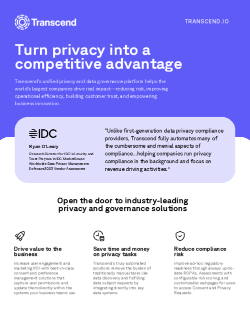Transcend Platform Overview