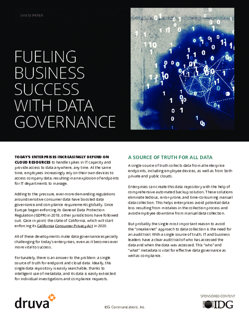 Fueling business success with data governance