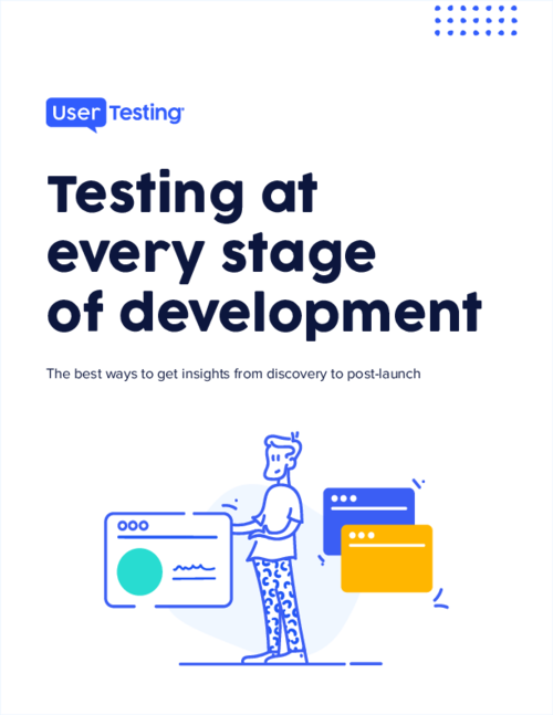 Testing at every stage of development