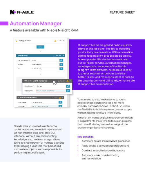 N-able N-Sight RMM Reviews 2025: Details, Pricing, & Features | G2