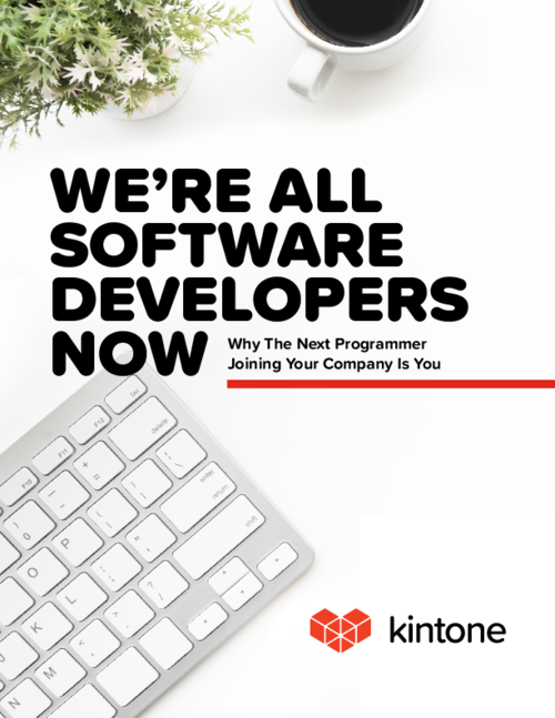 We're All Software Developers Now eBook