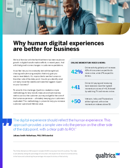 Why human digital experiences are better for business