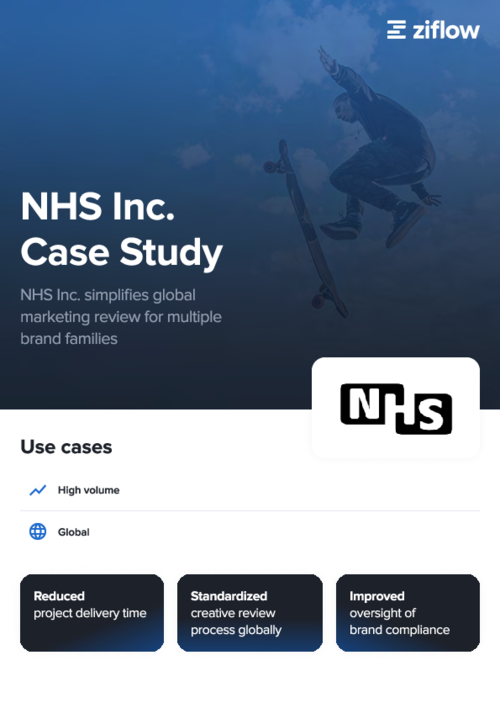 Case Study | NHS Inc. simplifies global marketing review for multiple brand families