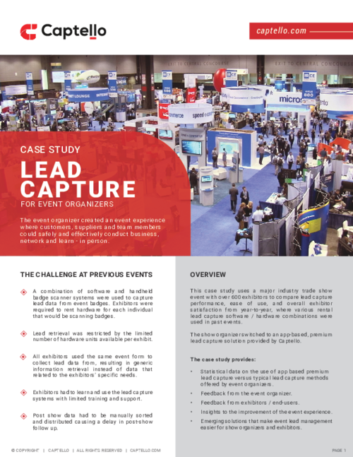 Case Study: Lead Capture for Event Organizers