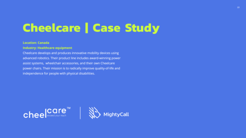 MightyCall for Healthcare Cheelcare