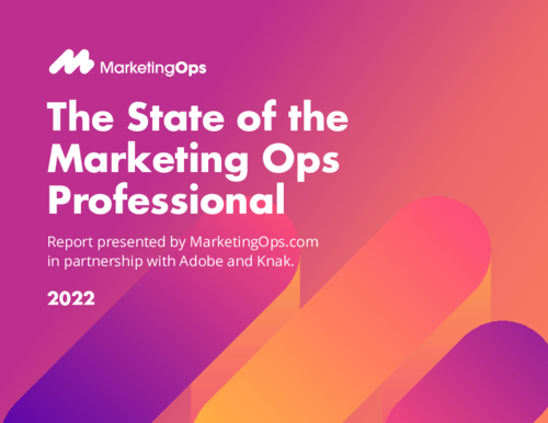The State of the Marketing Ops Professional