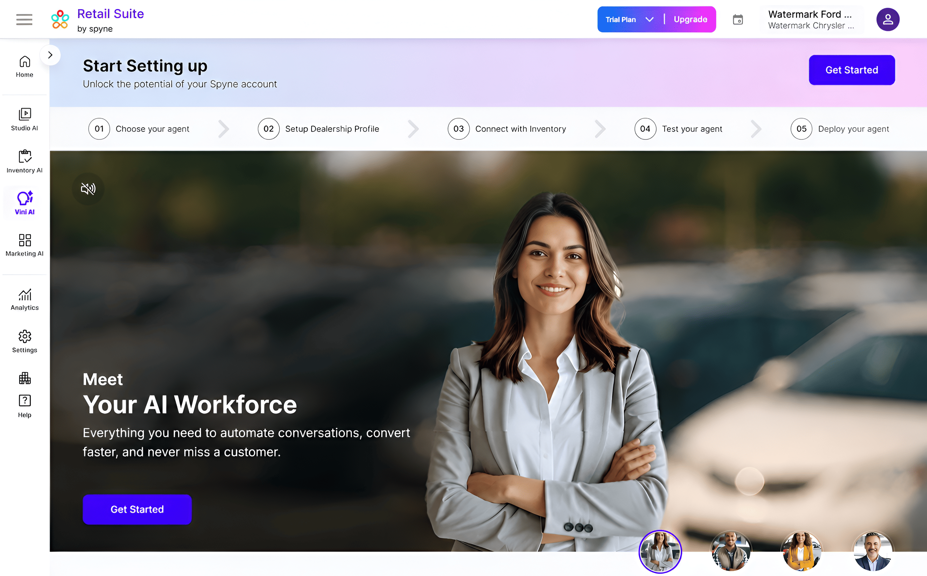 Spyne screenshot