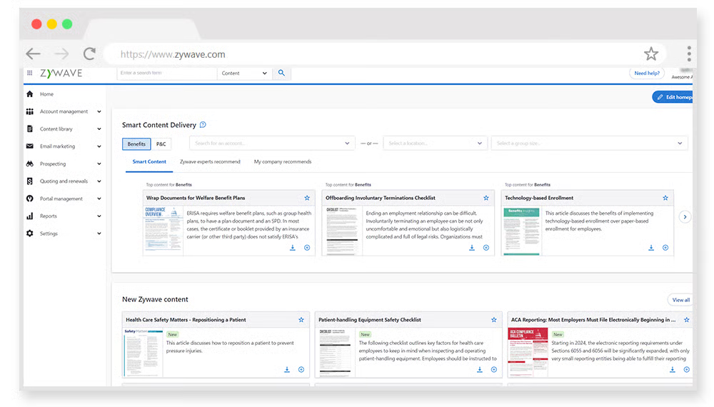 Content Cloud screenshot