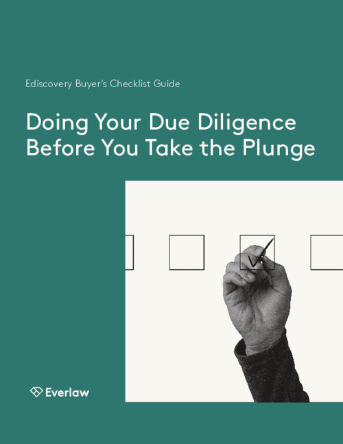 Ediscovery Buyer’s Checklist