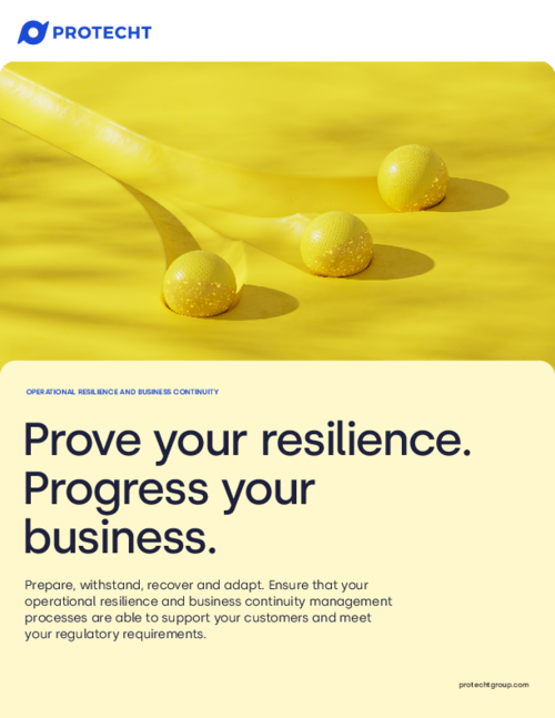 Operational Resilience / BCM brochure