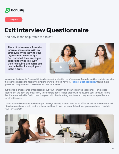 Exit Interview Tempate