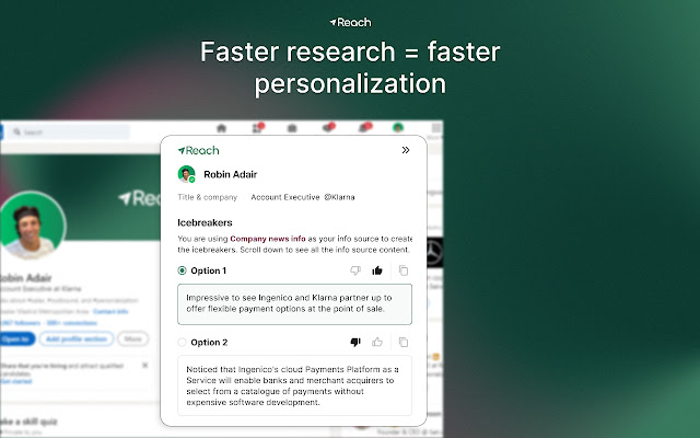 Reach preview