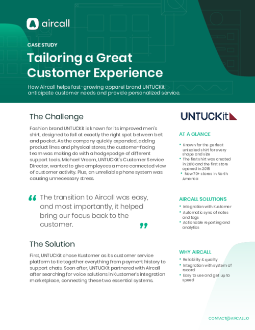 UNTUCKit Customer Story