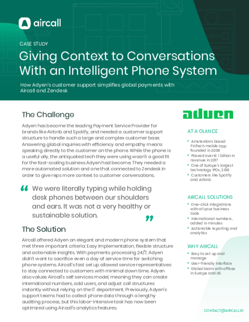 Adyen Customer Story
