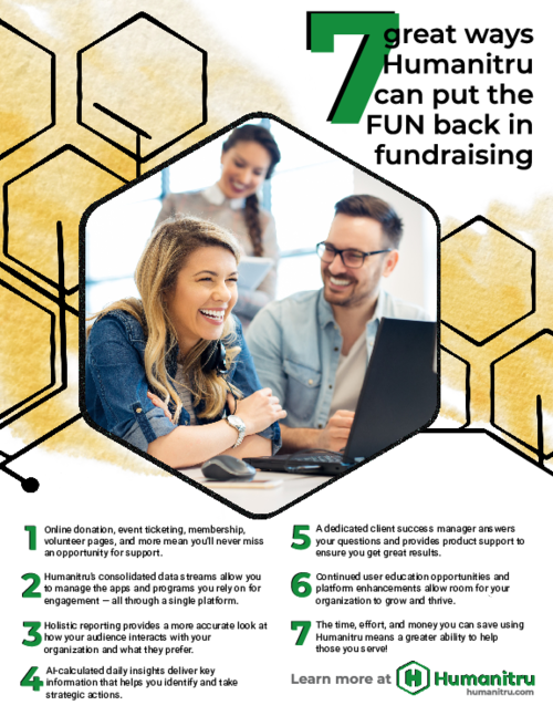7 Ways Humanitru Can Put the FUN Back in Fundraising