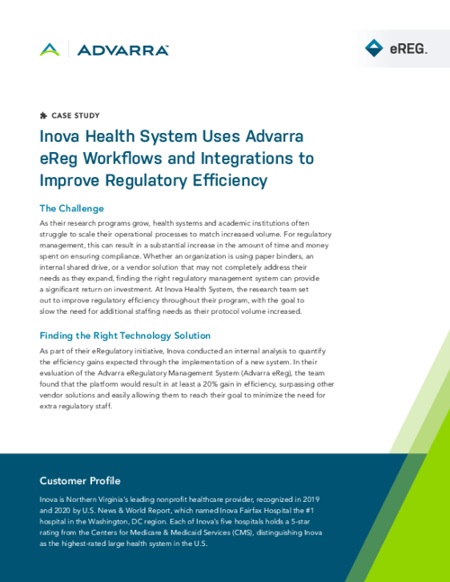 Advarra eReg Reviews 2024: Details, Pricing, & Features | G2