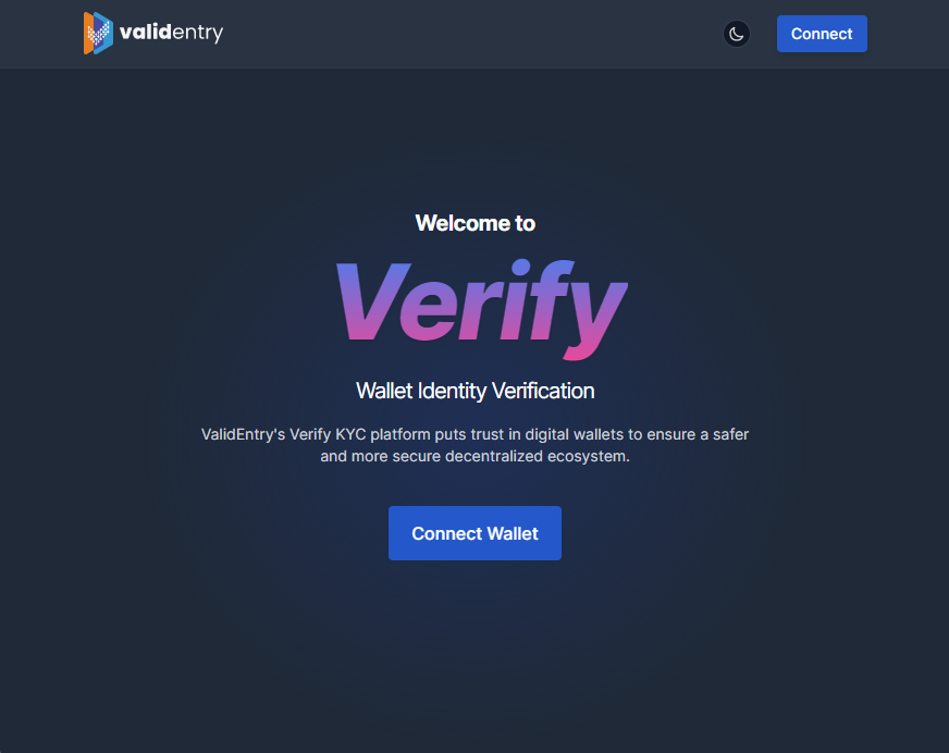 ValidEntry Verification screenshot