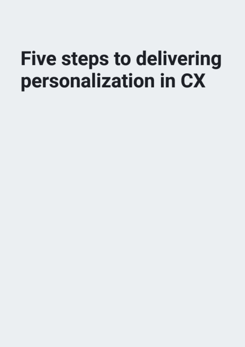 CX Personalization Guide