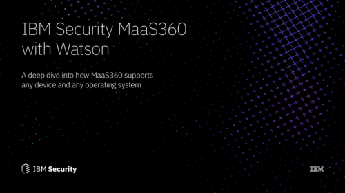 IBM MaaS360 OS management solution brief