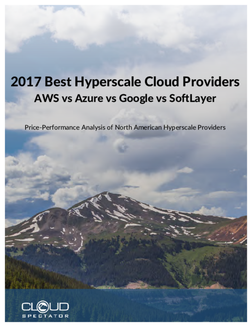 Cloud Spectator: Google #1 in Price-Performance