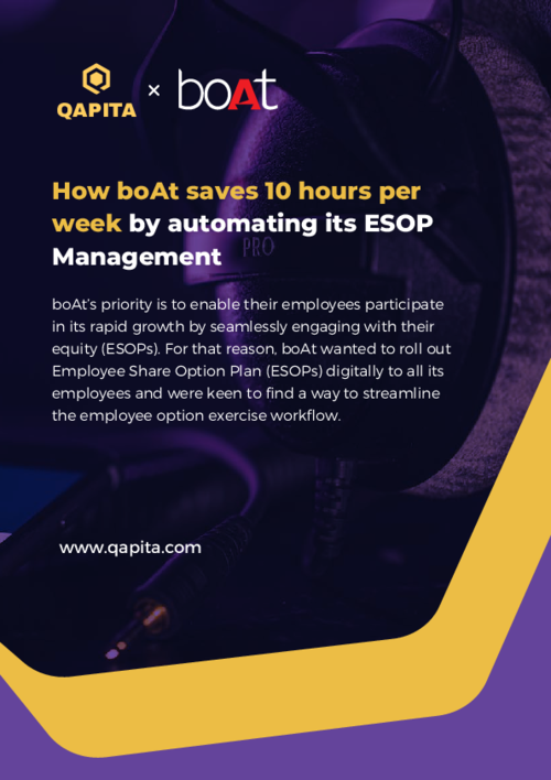 How boAt saves 10 hours per week by automating its ESOP Management