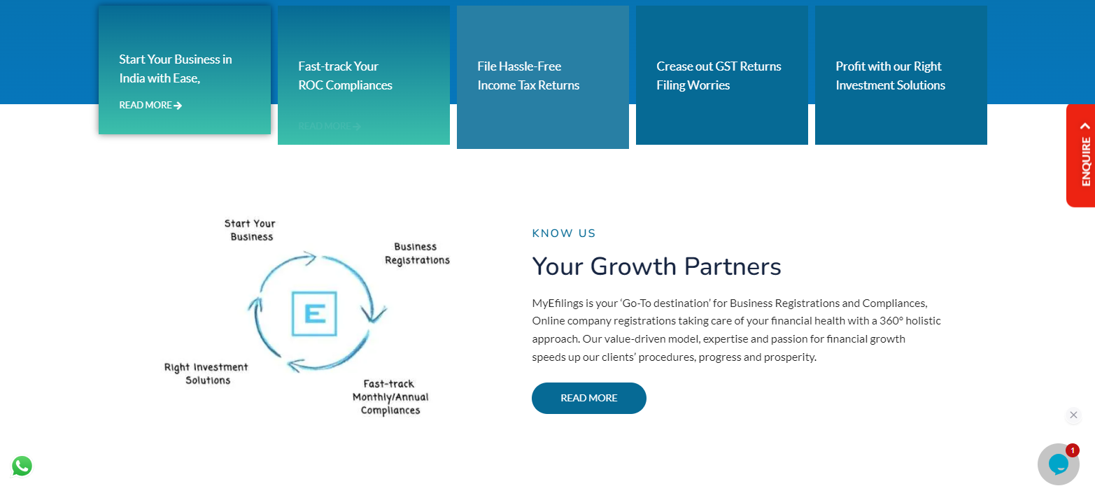 MyEfilings screenshot