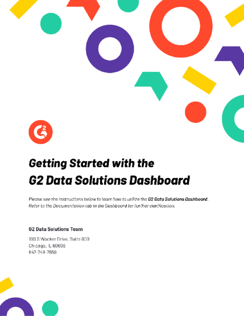 G2 Data Solutions Dashboard Guide