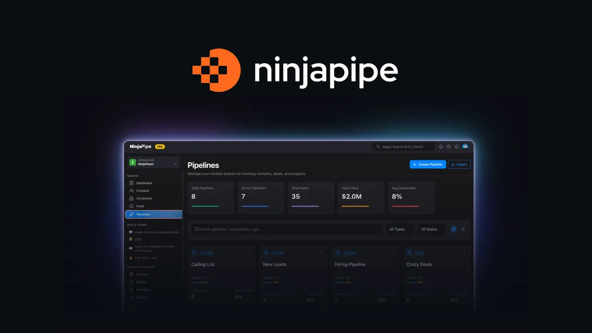 NinjaPipe screenshot