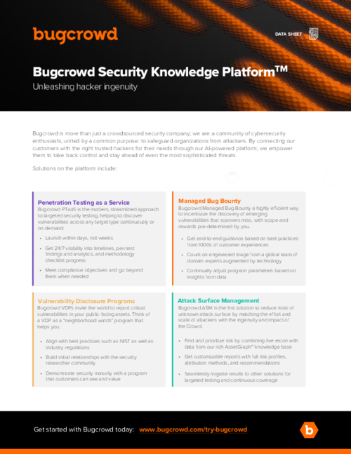 Bugcrowd Platform Overview