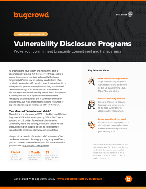 Vulnerability Disclosure Programs