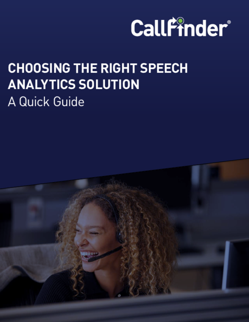 Choosing the Right Speech Analytics Solution
