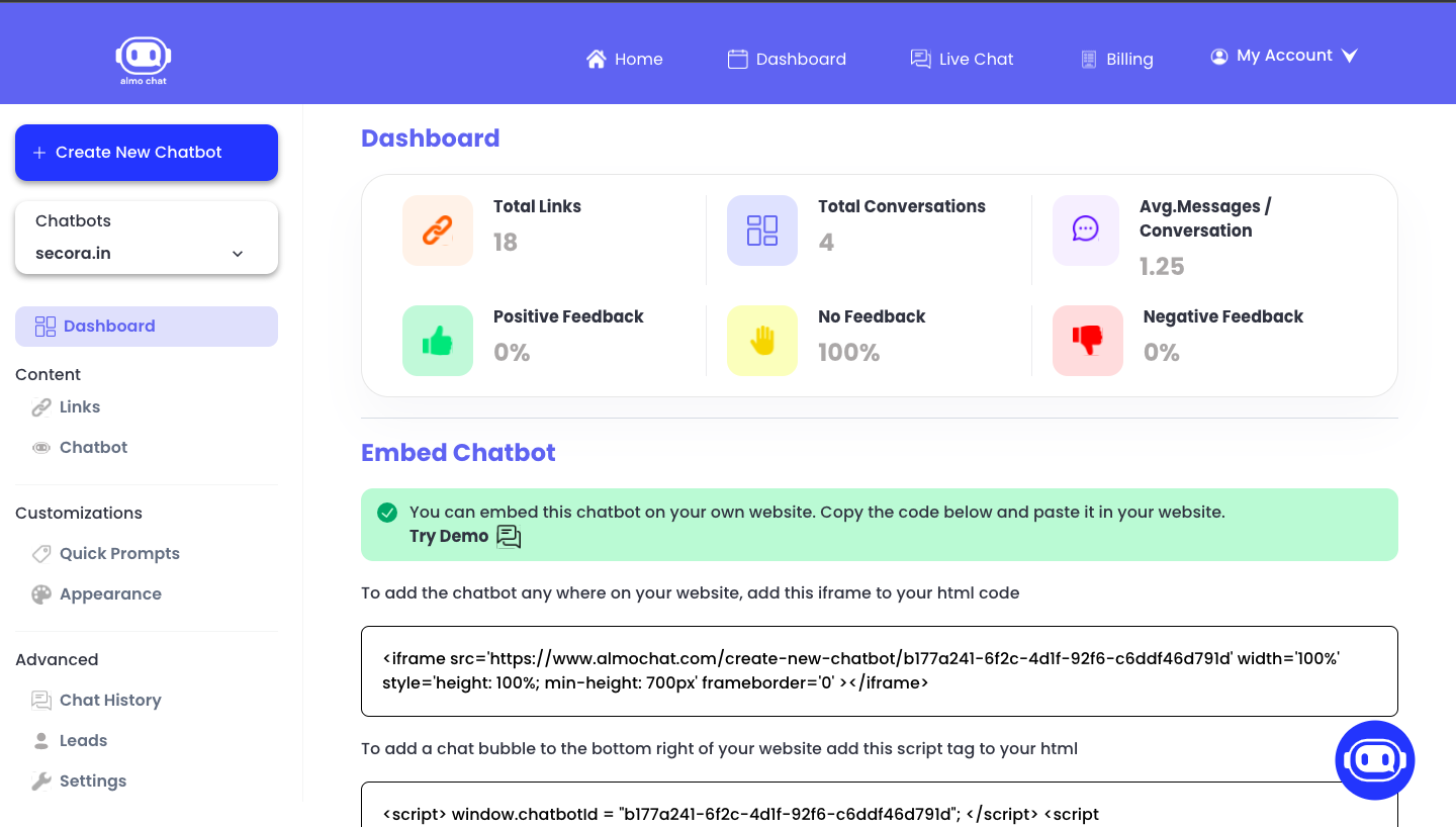 Almo Chat screenshot 2