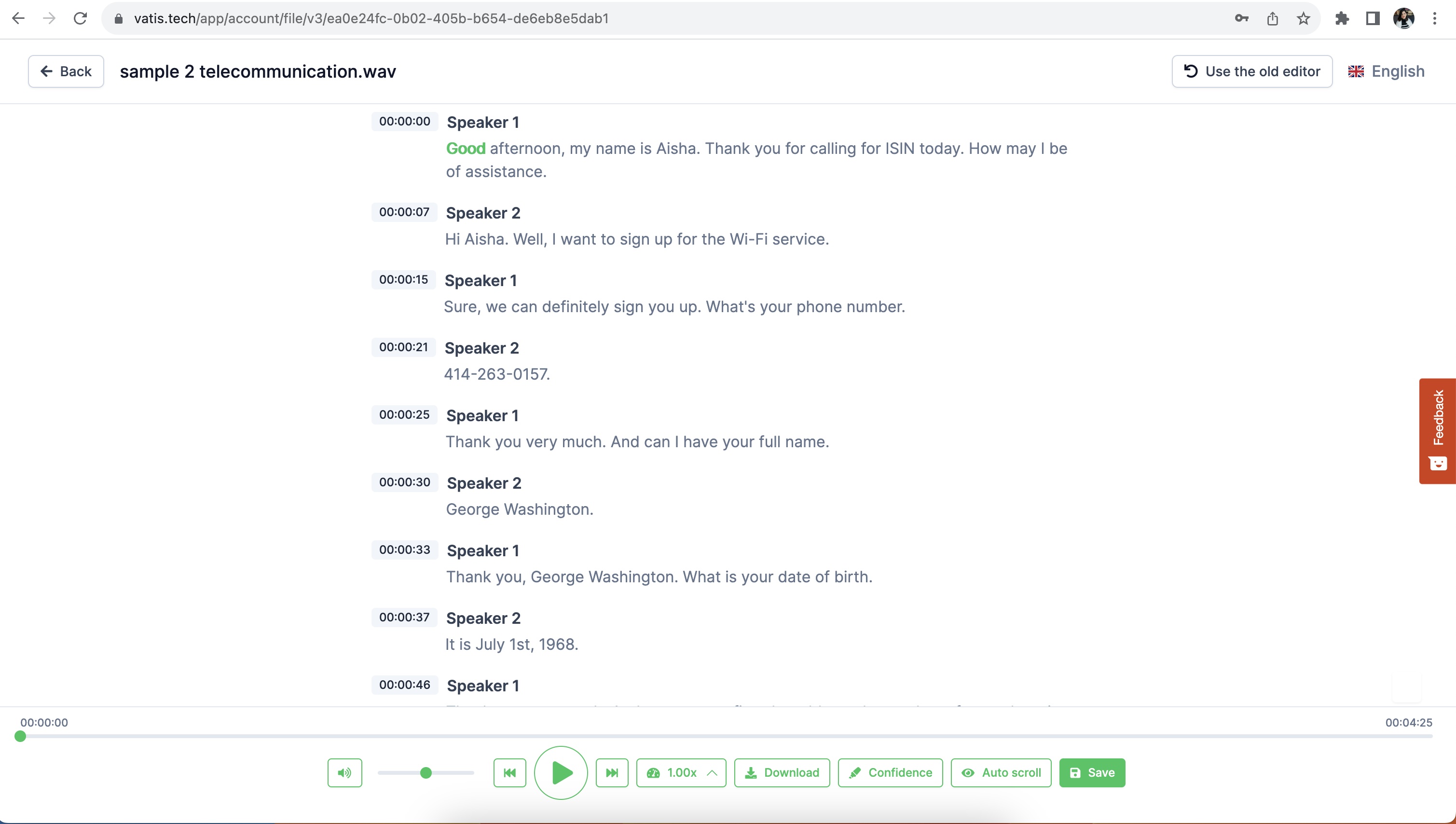 Vatis Tech screenshot 4