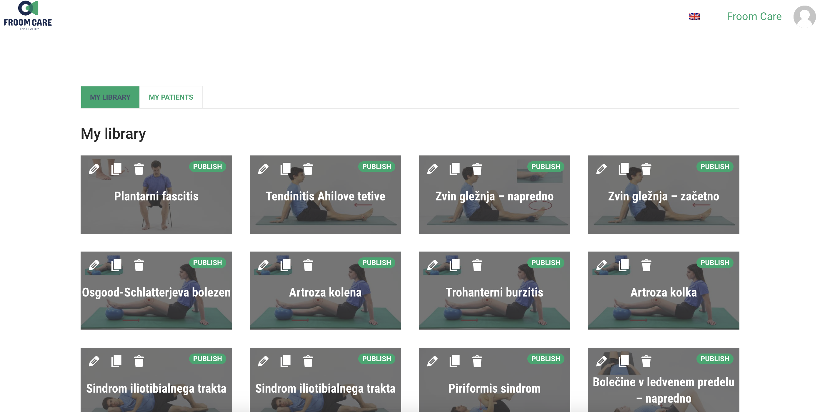 FroomCare Pro screenshot